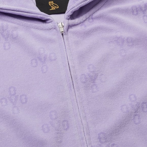 OVO Monogram terry cloth full zip hoodie & sweatpant SOLD OUT in store - Picture 3 of 6